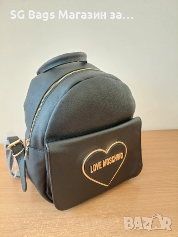 Moschino дамска чанта тип раница дамска раница код 123, снимка 11 - Раници - 48479826