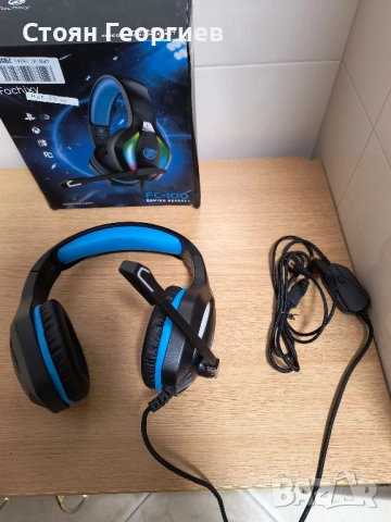 Чисто нови геймърски слушалки Fachixy FC-100. , снимка 2 - Слушалки и портативни колонки - 52515005