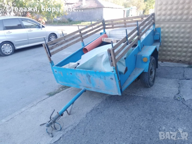 Продавам голямо ремарке за автомобил, съхранявано в гараж., снимка 4 - Други стоки за дома - 52828262