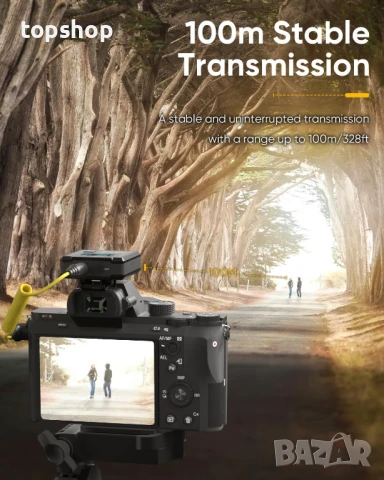 НОВИ, ТЕСТВАНИ 7RYMS iRay DW30 безжични микрофони, 16GB памет, шумопотискане, обхват 96 метра..., снимка 4 - Микрофони - 50578865