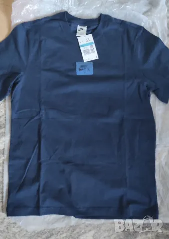 Нова тениска NIKE TRICOU MAX T NAVY, снимка 5 - Тениски - 47644165