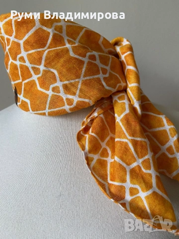 Шал с лен/ различни видове, снимка 3 - Шалове - 45423454