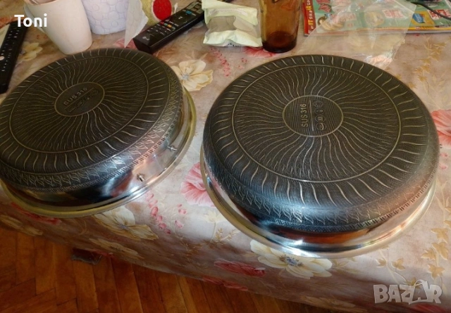 тиган от неръждаема стомана цената е за двата чисто нови