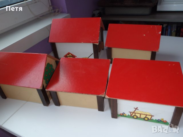 дървена детска къща / комплект дървени къщички , снимка 3 - Други - 32198186