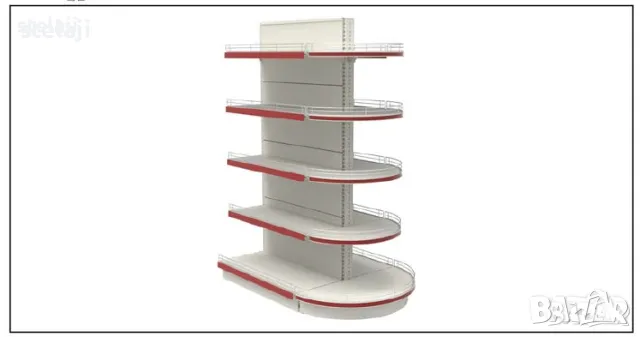 НОВО! Метални стелажи на достъпни цени!Търговско оборудване!, снимка 2 - Стелажи и щандове - 49447792