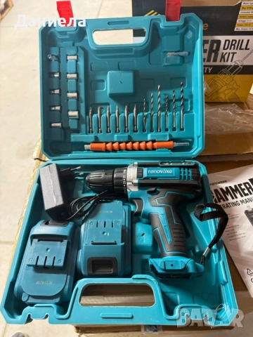 Комплект бормашина с двойна батерия и безчетков мотор за точност и мощност във всеки детайл, снимка 8 - Бормашини - 52278105