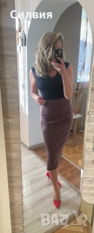 Рипсена миди пола, снимка 6 - Поли - 35454711