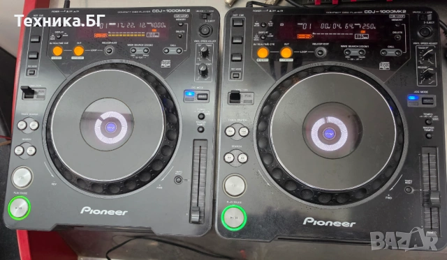 Два броя PIONEER CDJ-1000MK2+Дискове-timecode 300 €