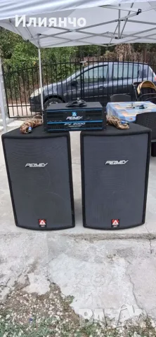 Комплект професионални Peavey колони 2х12ки.по 700w мах 1400w)Стапсло Peavey PV2000