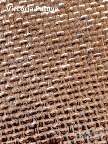 “Златна”плетена ваза,Холандия, снимка 7 - Вази - 30478670