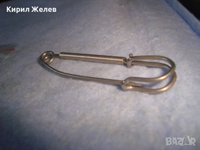 ПОСРЕБРЕНА СТАРА РЕТРО АРТ - ДЕКО СТИЛ ФИБУЛА АРТ ИГЛА НАКИТ 12253, снимка 3 - Други - 37635263