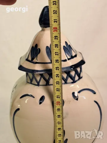 холандски порцеланов буркан Delft  6/1, снимка 6 - Колекции - 49278975