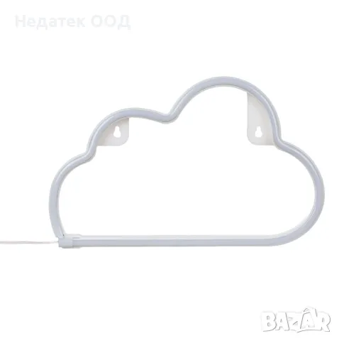 LED неоново осветление с USB, Oблак, 29.5x18.3x1.5cm, снимка 3 - Лед осветление - 47759350