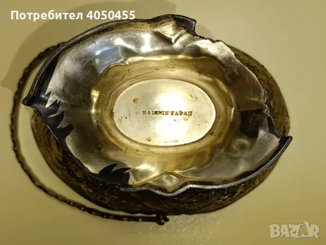Старинна японска сгъваема кошничка за бонбони / захар с ангели, снимка 6 - Антикварни и старинни предмети - 55846366