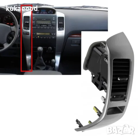 Въздуховод за Toyota Land Cruiser Prado J120, снимка 7 - Части - 56224821