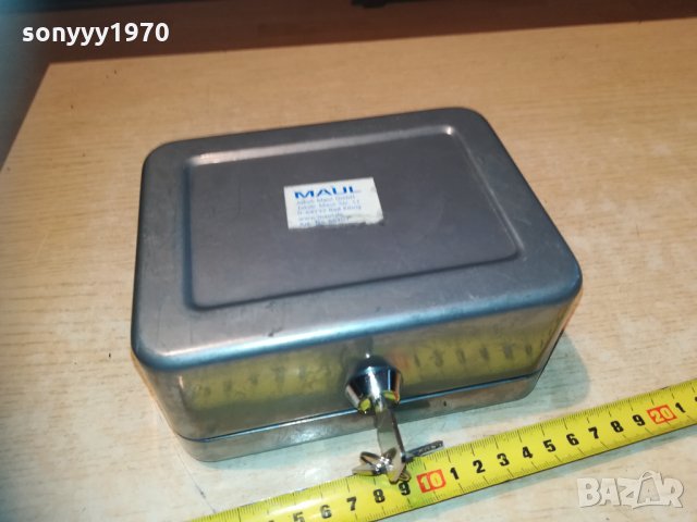 метална каса сеиф кутия с 2 ключа 0303211026, снимка 7 - Колекции - 32022730