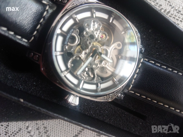 Механичен, самонавивен ,водоустойчив часовник time corridor glenaw, снимка 16 - Мъжки - 52244891