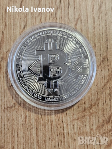 Биткойн монета | Bitcoin | сувенирна колекционерска декоративна|позлатени/посребрени монети| подарък, снимка 8 - Нумизматика и бонистика - 54157786