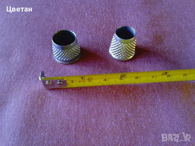 ретро домакински ножици и напръстници, снимка 5 - Подаръци за жени - 48794845