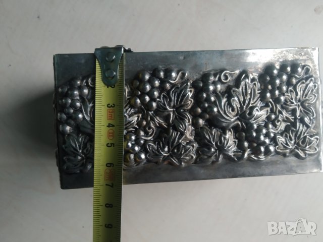 стара метална кутия арт деко, снимка 5 - Други ценни предмети - 38031480