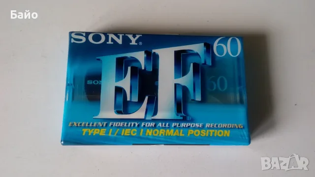 Аудио касетки sony 60 min,  4 броя, абсолютно нови!