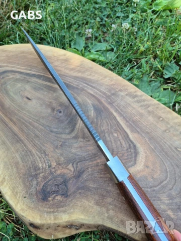 Голям ловен нож с кожена кания,LN452, снимка 2 - Ножове - 50810724