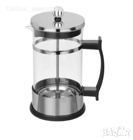 Френска стъклена преса за кафе и чай, снимка 1