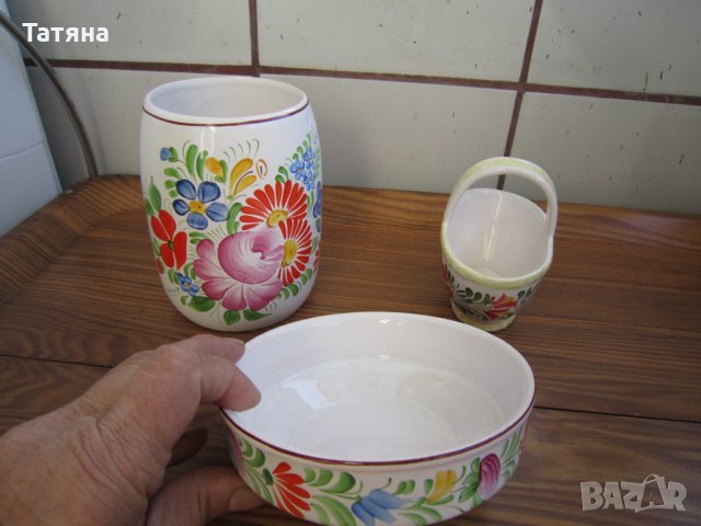 КЕРАМИКА - СТАРА  МАЙОЛИКА -ОТ ЧЕХИЯ  " HODOVIA "  , снимка 18 - Декорация за дома - 31864579