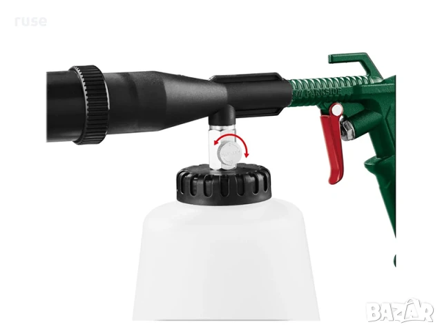НОВ! Пневматичен пистолет за почистване Parkside 1000 ml, 6.2 bar, снимка 5 - Други инструменти - 50983164