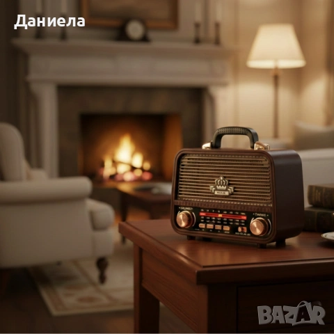 Винтидж радио MEIER MD-1308BT - ретро дизайн с модерни функции, снимка 4 - Други стоки за дома - 53354306