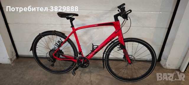СПЕШНО! Карбонов Specialized Sirrus размер L CARBON КАТО НОВО, снимка 9 - Велосипеди - 52090835