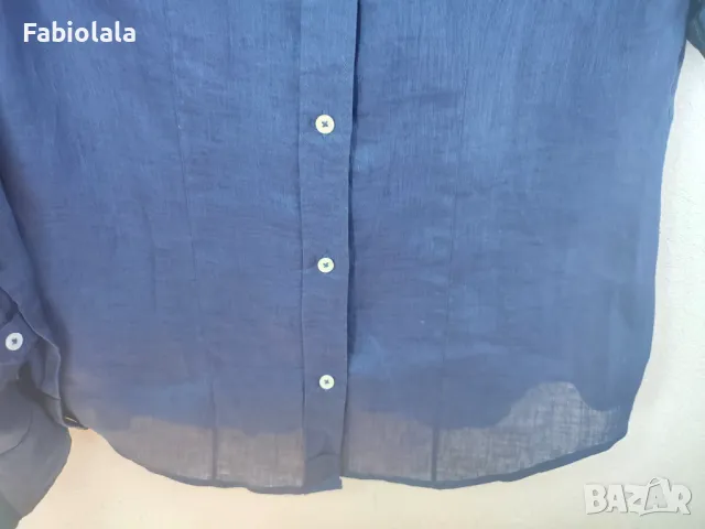 Brax linen blouse M, снимка 5 - Блузи с дълъг ръкав и пуловери - 48860345