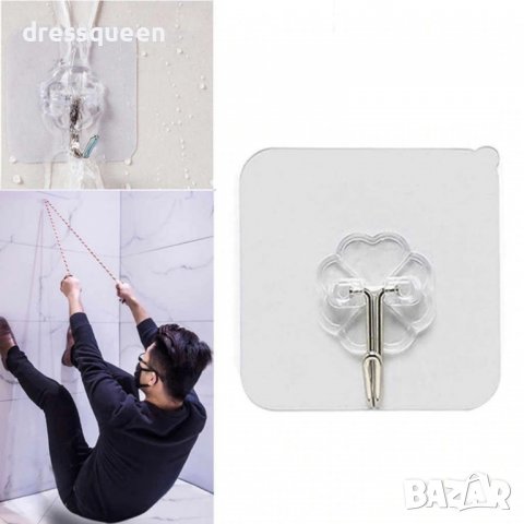 2932 Пластмасови самозалепващи се закачалки тип кука, снимка 13 - Други стоки за дома - 37265915