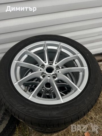 4бр. оригинални BMW спорт пакет джанти 5х112 с гуми 17 цола, снимка 3 - Гуми и джанти - 52119311