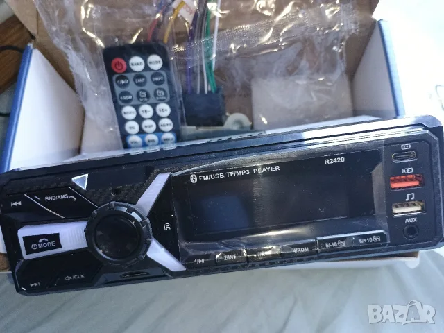 Автомобилно радио с Bluetooth, USB, Type-C и MP3 плейър (модел R2420), снимка 3 - Други - 55950848