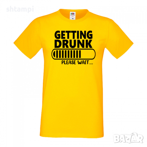 Мъжка тениска Getting Drunk Please Wait,Бира,Бирфест,Beerfest,Подарък,Изненада,Рожден Ден, снимка 8 - Тениски - 36377816