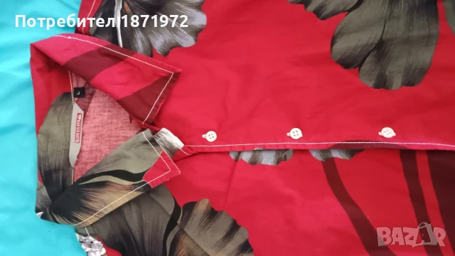 Продавам мъжка хавайска,памучна риза Quiksilver ,размер Л, снимка 10 - Ризи - 51343321