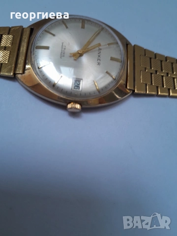 германски мъжки часовник Анкер,Anker, снимка 4 - Антикварни и старинни предмети - 54066909