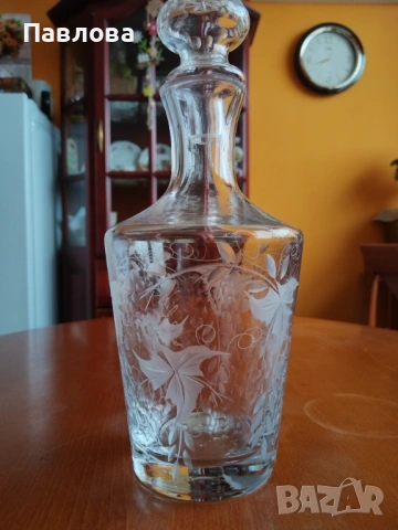 Кристални шише, ваза, пепелник, Художествена серия , снимка 7 - Вази - 54069568