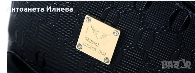 Комплект раница и 3 чантички / Цвят: Черен, снимка 6 - Раници - 50979947