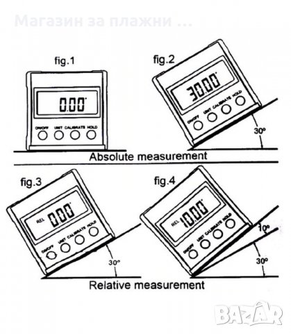 МАГНИТЕН ДИГИТАЛЕН ЪГЛОМЕР И НИВЕЛИР - код 3103, снимка 8 - Измервателни инструменти - 34130878