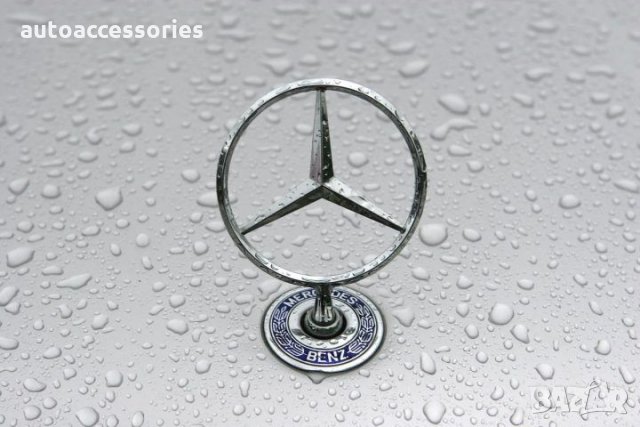 3000042876 Емблема преднен капак Mercedes-Benz "мерник" W202 W203 W210 W211, снимка 1