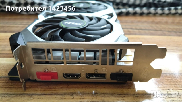 Видео карта GTX 1660 Ti Ventus XS 6G OC - ЗА ЧАСТИ, снимка 2 - Видеокарти - 53282424