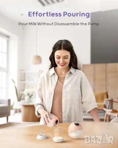 Нова Електрическа помпа за кърма бебе с 4 режима и 9 нива - безшумна, снимка 6 - Помпи за кърма - 47582341