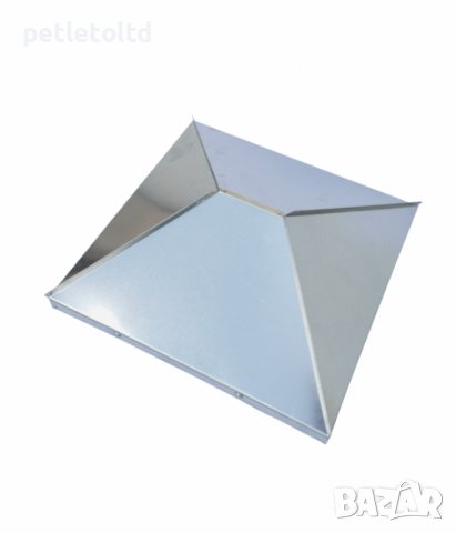 Шапка за комин от поцинкована ламарина (модел - четирискатна) , снимка 3 - Строителни материали - 38717692