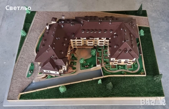 Apartment Complex Dream - Банско макет в мащаб 1:100 1:87, снимка 2 - Колекции - 53297301