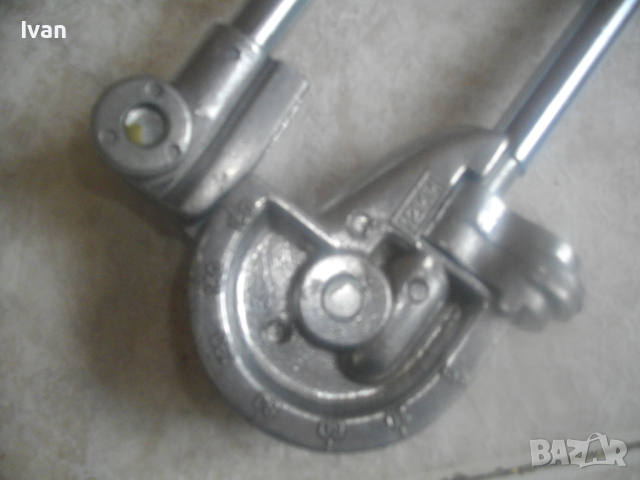 Нов Немски Ръчен Тръбогиб 12мм-Уред Огъване Меки/Полутвърди Тръби до ф12мм-0-180 Градуса/Радиус 30мм, снимка 6 - Други инструменти - 44819737