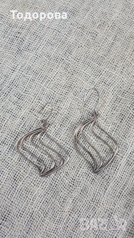 Сребърни обици