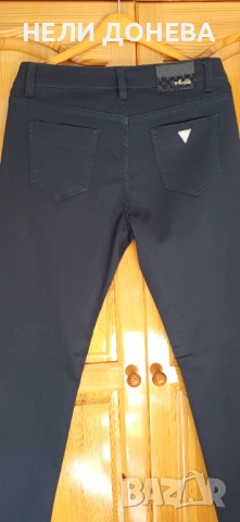 Разкошен Панталон MAX & LIU ! Модел Молив с Декорации в прекрасно синьо! НОВ!, снимка 5 - Панталони - 53142812