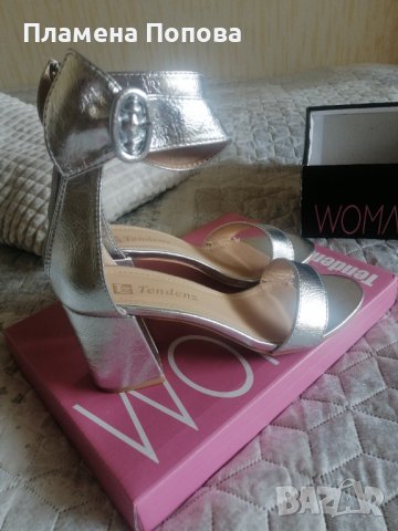 Нови! Дамски обувки с  ток 